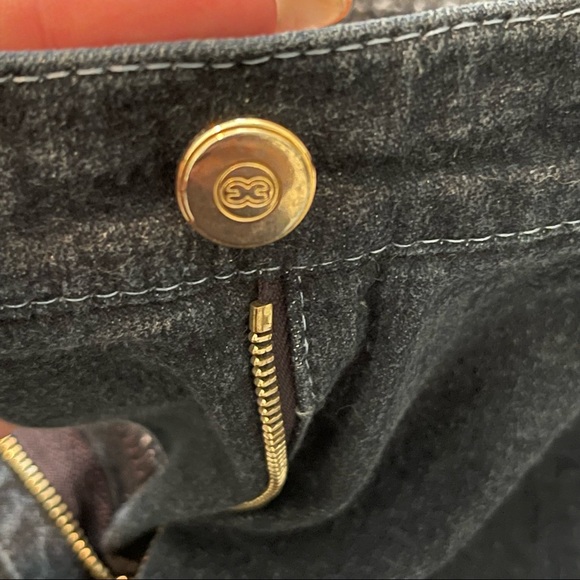 Vintage ESCADA Dark Wash Blue Jeans. High-Rise Mom Jeans. Size 40/US 10/Medium - Picture 12 of 14